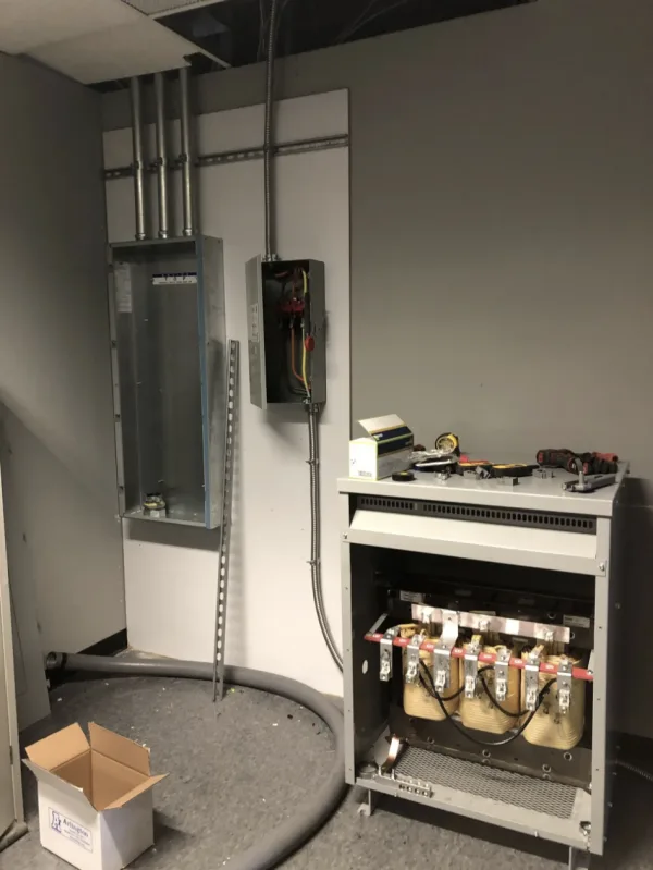 Completed Toner Electric installation